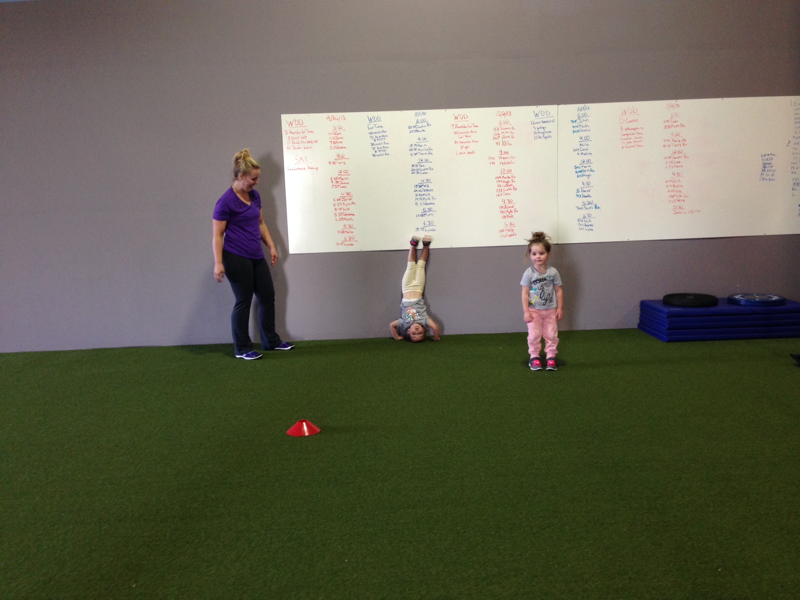 Handstand push-ups! How hard can they be?